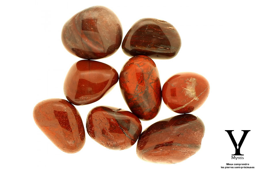 pierre semi precieuse jaspe rouge