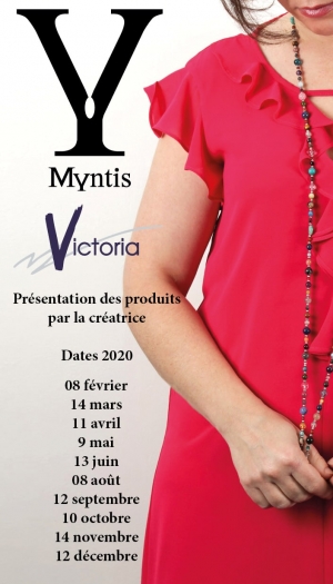 Myntis à la boutique Victoria tous les 2e samedi du mois !