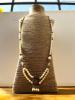 Long collier pendentif Moghol perles de culture