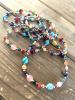 Long Collier "Voyage en Inde" multigemmes